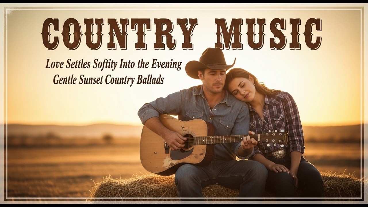 COUNTRY MUSIC – Love Settles Softly Into the Evening | Gentle Sunset Country Ballads