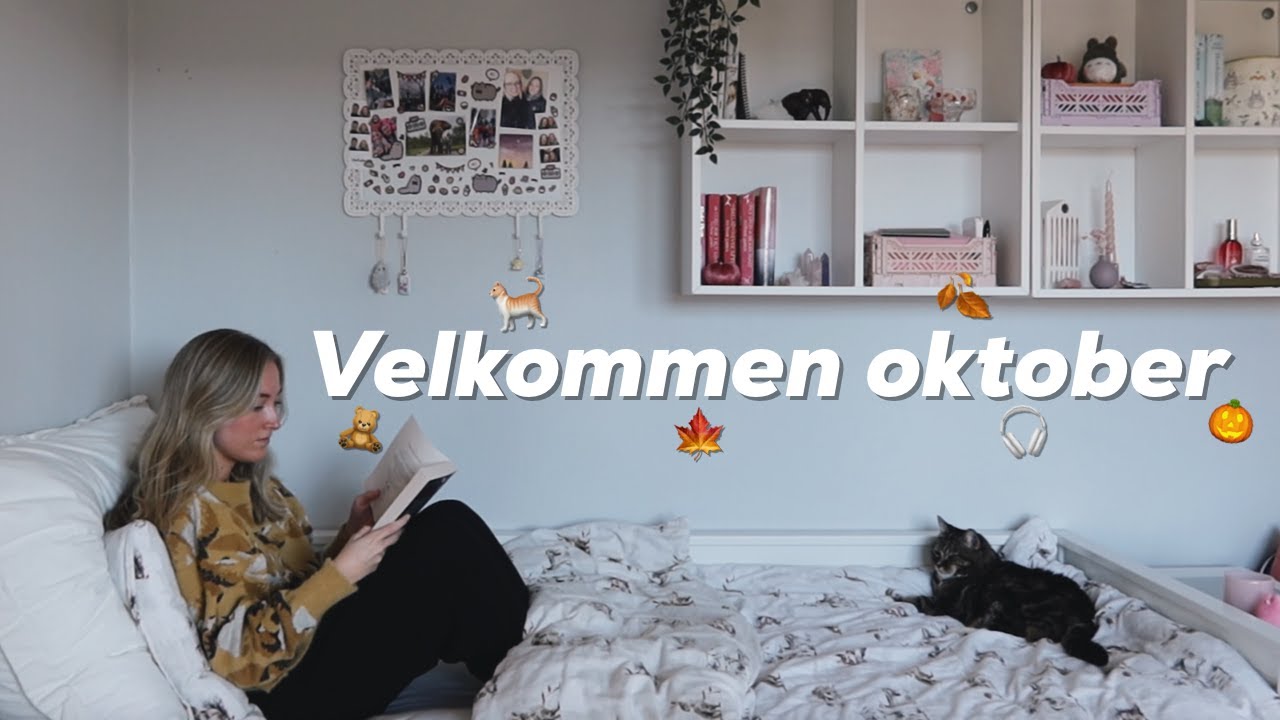 Pynter rommet til høst, hjemmekontor og høstbøker 🍂