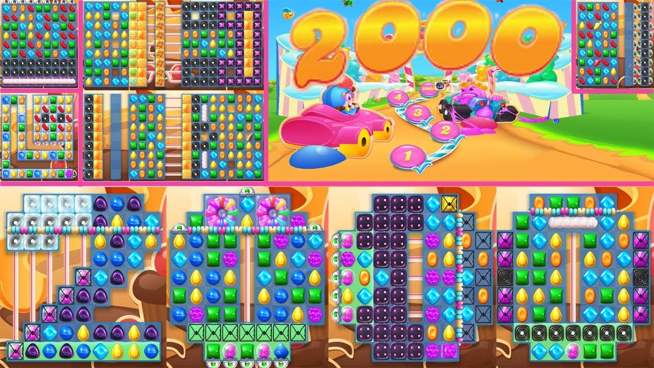Candy Crush Soda Saga Level 2000 Challenge - December 24, 2017 - 3 Extra Moves