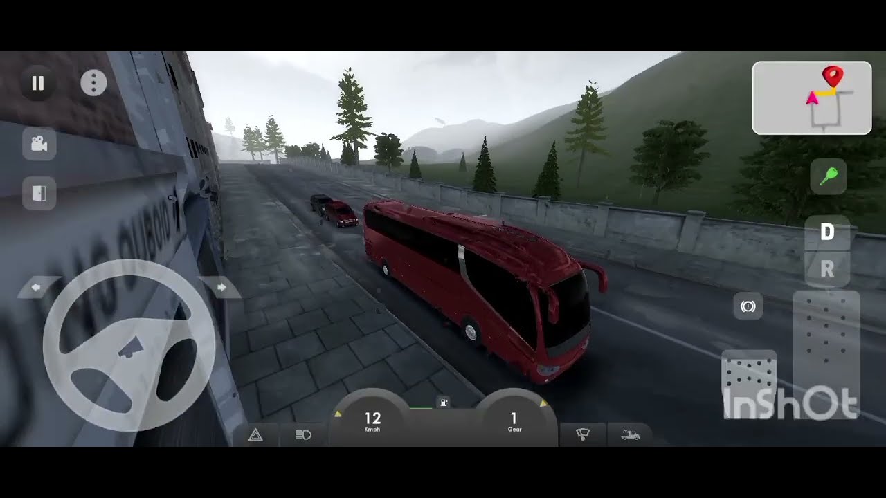 Offroad bus driving// extreme road bus driving// best bus simulator 