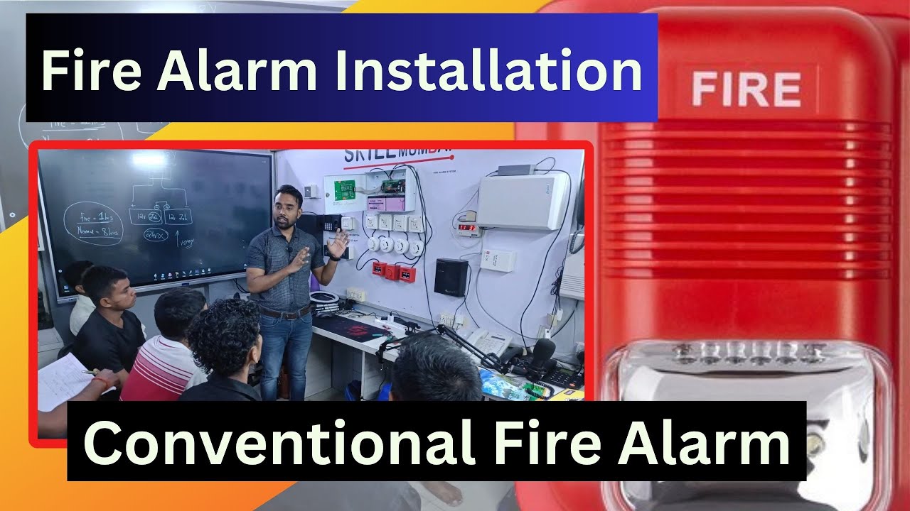 🔴Fire Alarm Installation Practical Class | Fire Alarm Training Institute | SKILL MUMBAI