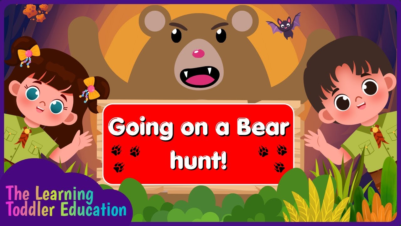 GOING ON A BEAR HUNT 🐻 | SONGS FOR KIDS | BEST TODDLER LEARNING!
