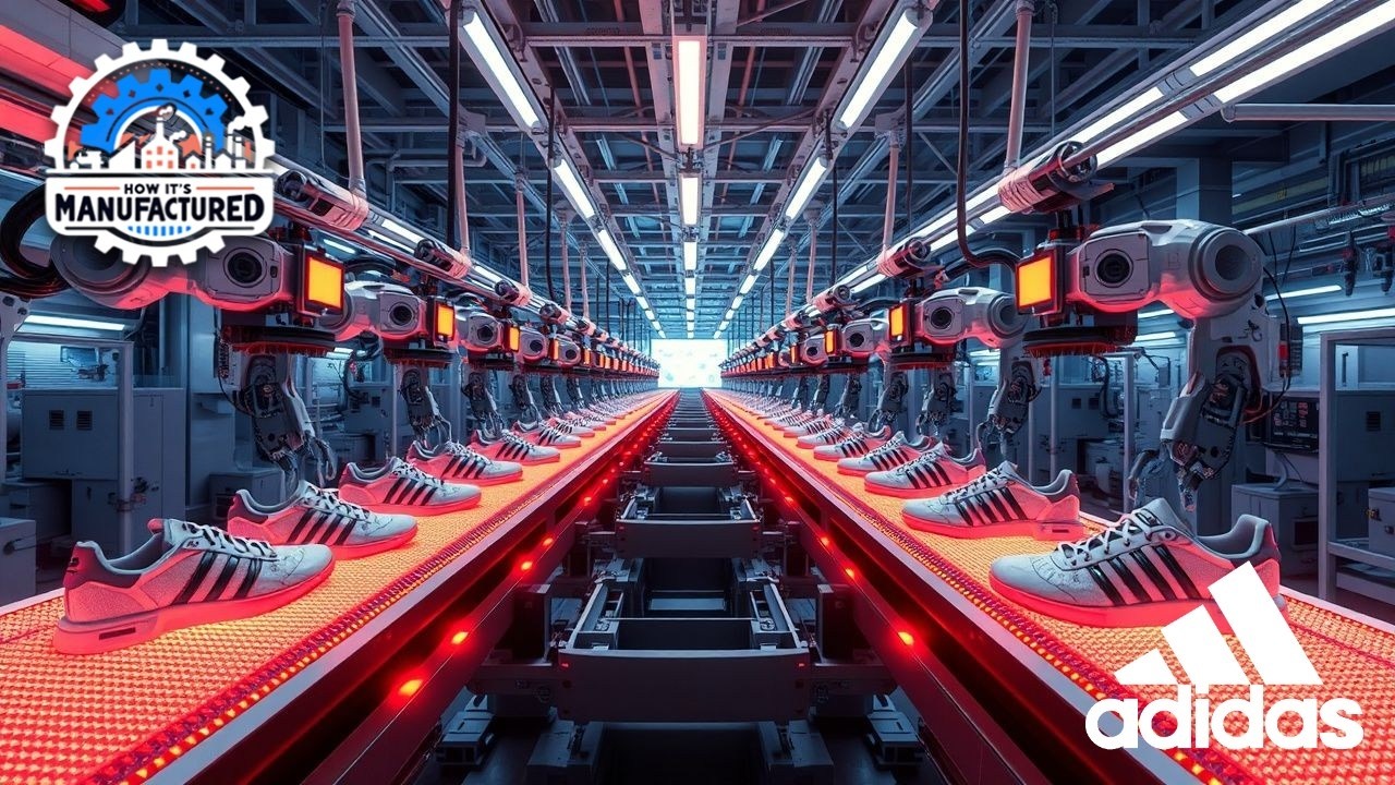 How ADIDAS Shoes Are Made in Factory