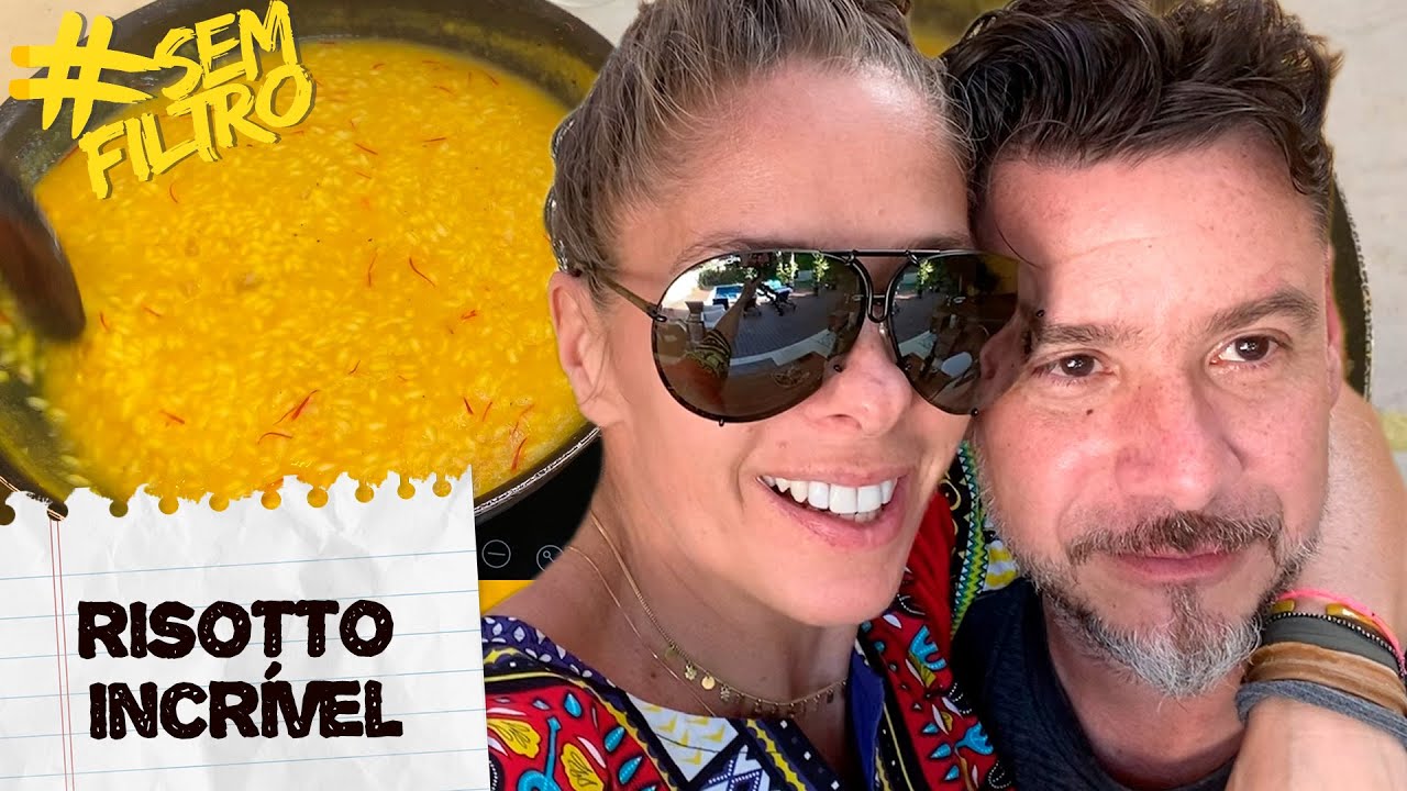 NOSSO DELICIOSO RISOTO DE AÇAFRÃO! | Adriane Galisteu