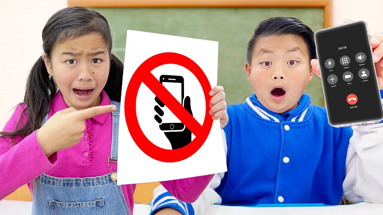 Reglas Escolares de Jannie y Alex | NO MÓVILES EN CLASE