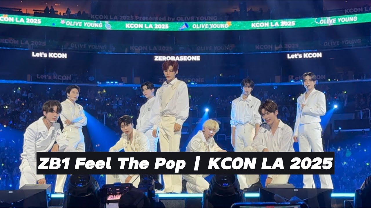 [4K] ZEROBASEONE Feel The Pop | KCON LA 2025
