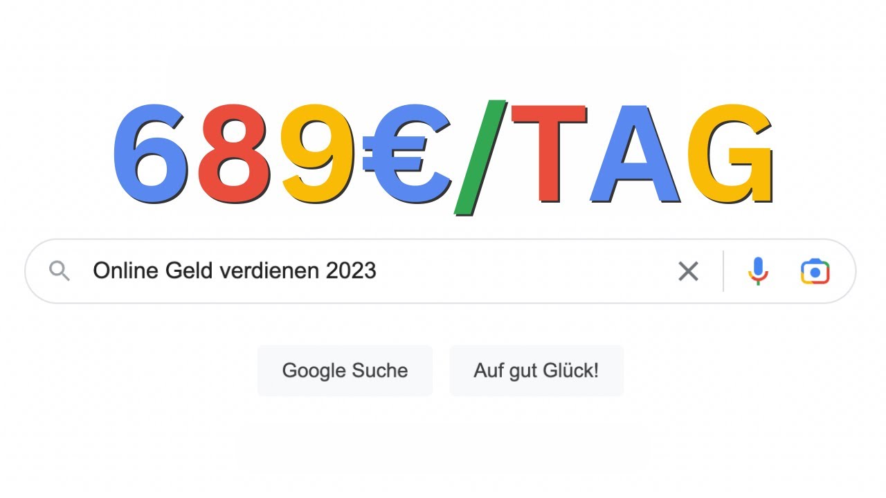 689€/Tag als Anfänger verdienen (2023) 💰🔥 Online Geld verdienen