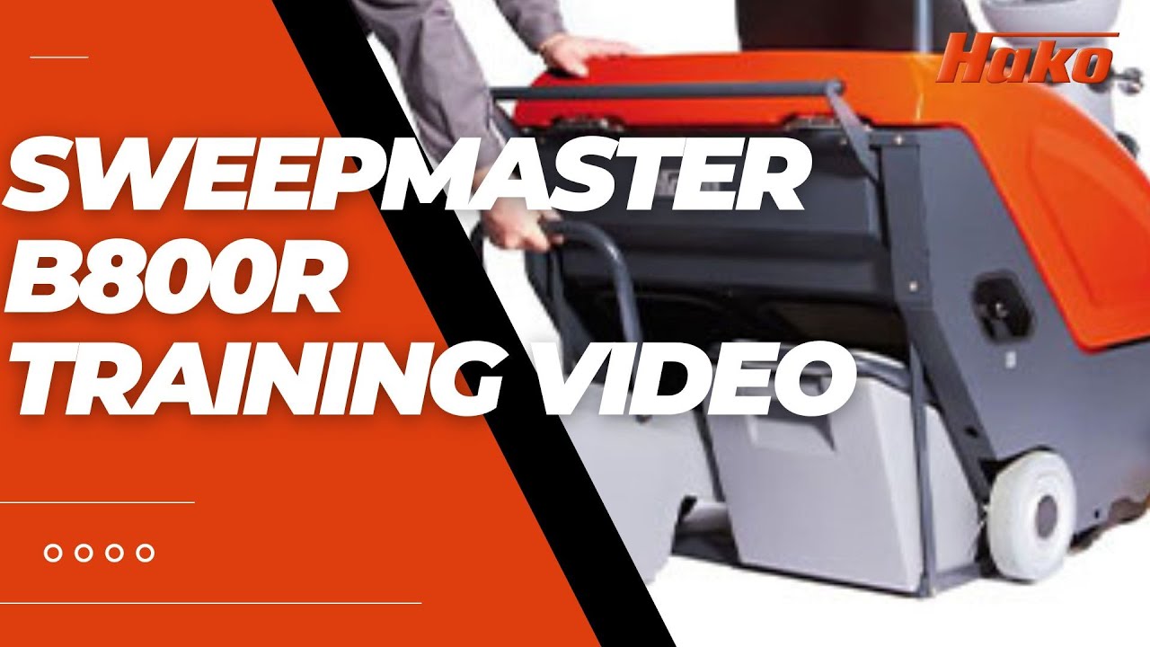 Sweepmaster B800R Training video
