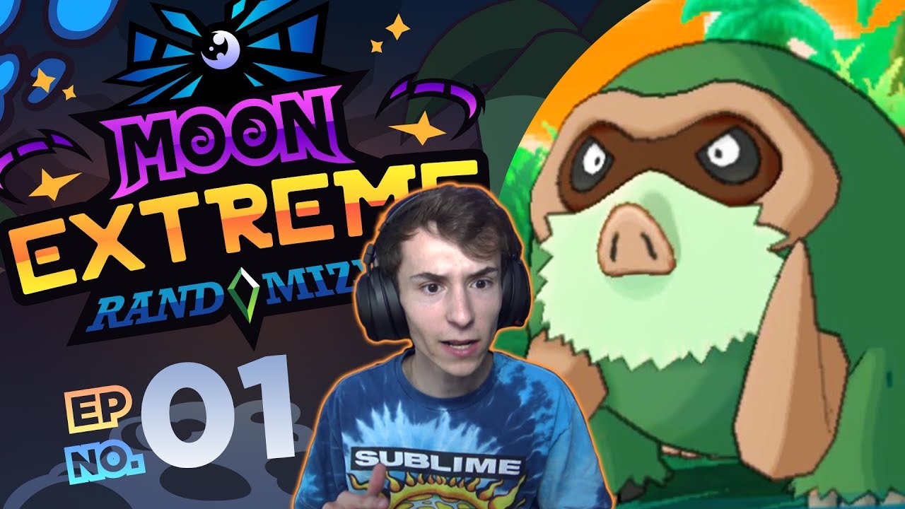 THE CRAZIEST START EVER! - Pok&eacute;mon Moon EXTREME Randomizer Nuzlocke! #01