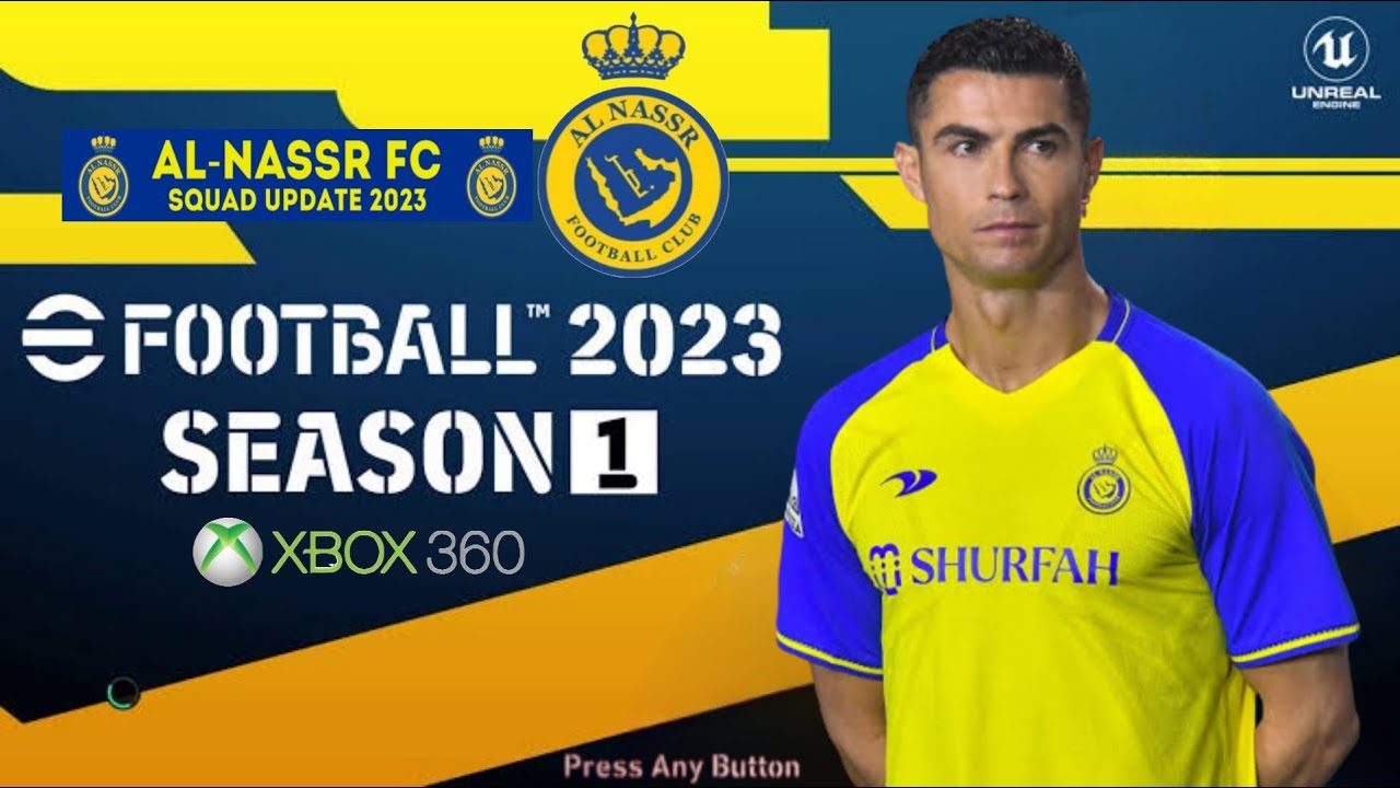 PES 23 xbox 360 Rgh update  Al Nassr Fc