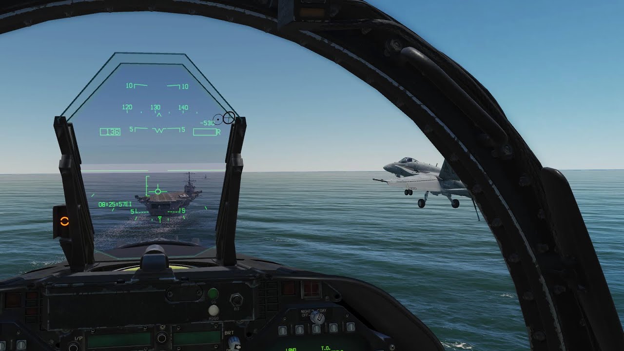 DCS World: F/A-18C Section Trap