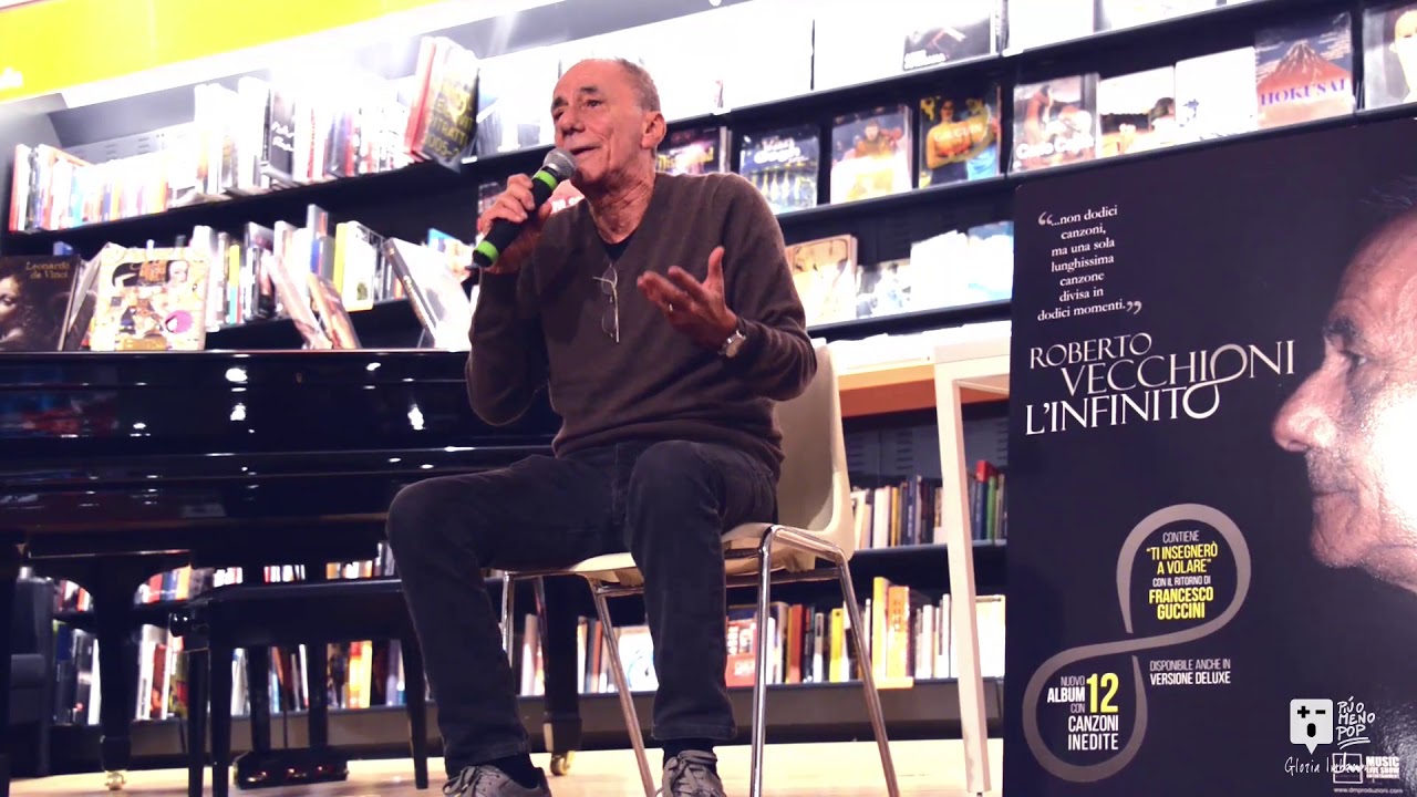 Vecchioni parla di De Andrè @ Feltrinelli Roma, 11 Novembre 2018