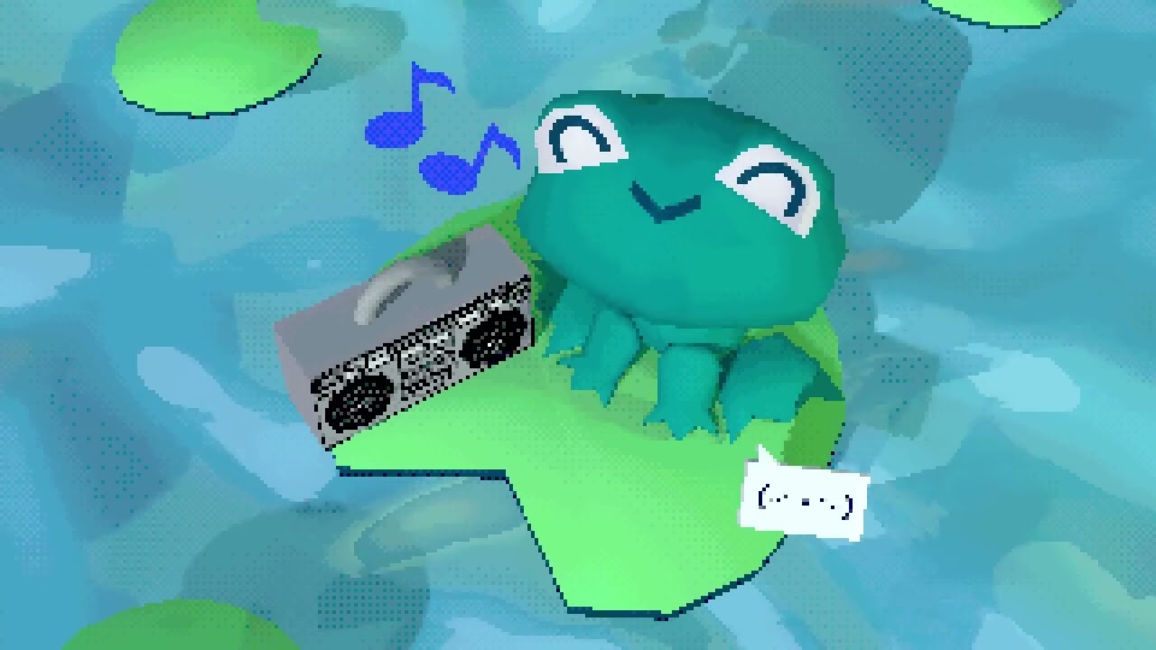 Joyful - frog