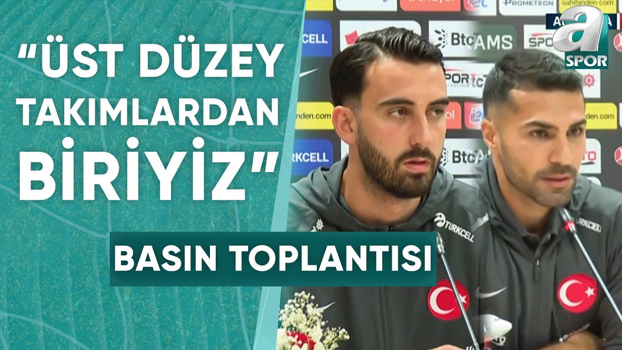 Milli Takım'da Muhammed Şengezer Ve Zeki Çelik Avusturya Maçı Öncesi Basın Toplantısında Konuştu