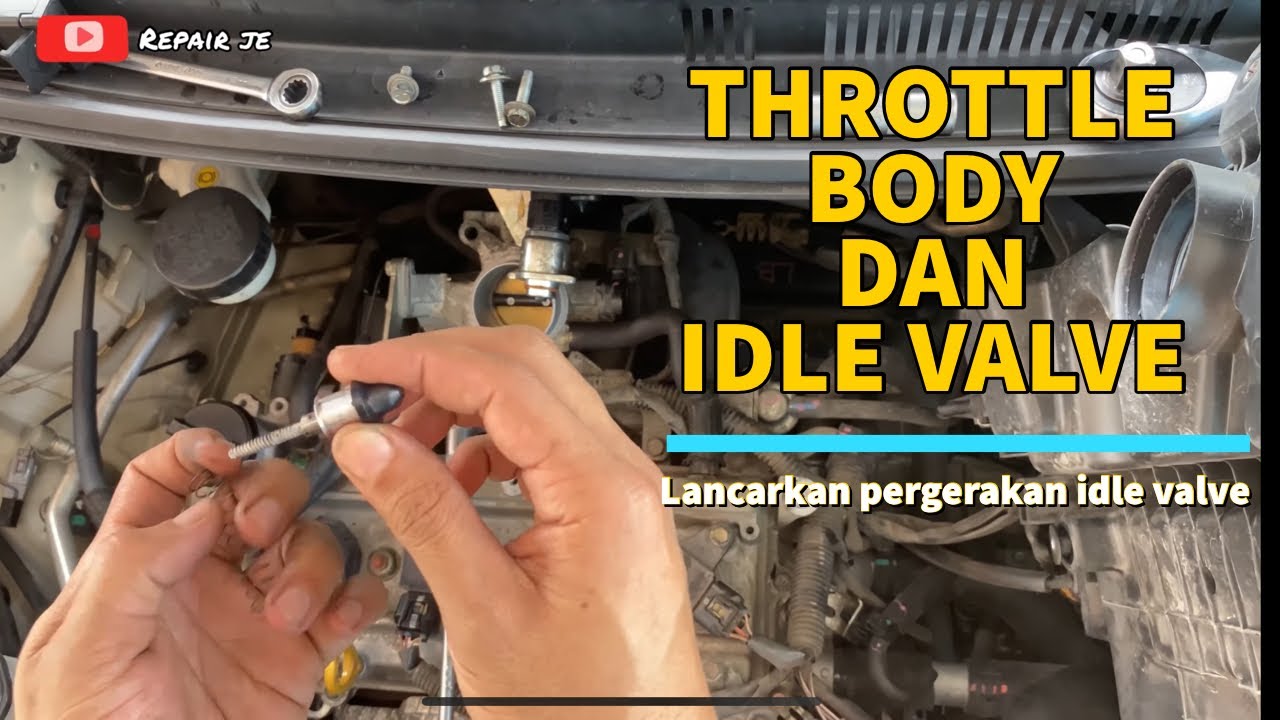 #31 Myvi | Cara bersihkan throttle body dan idle valve