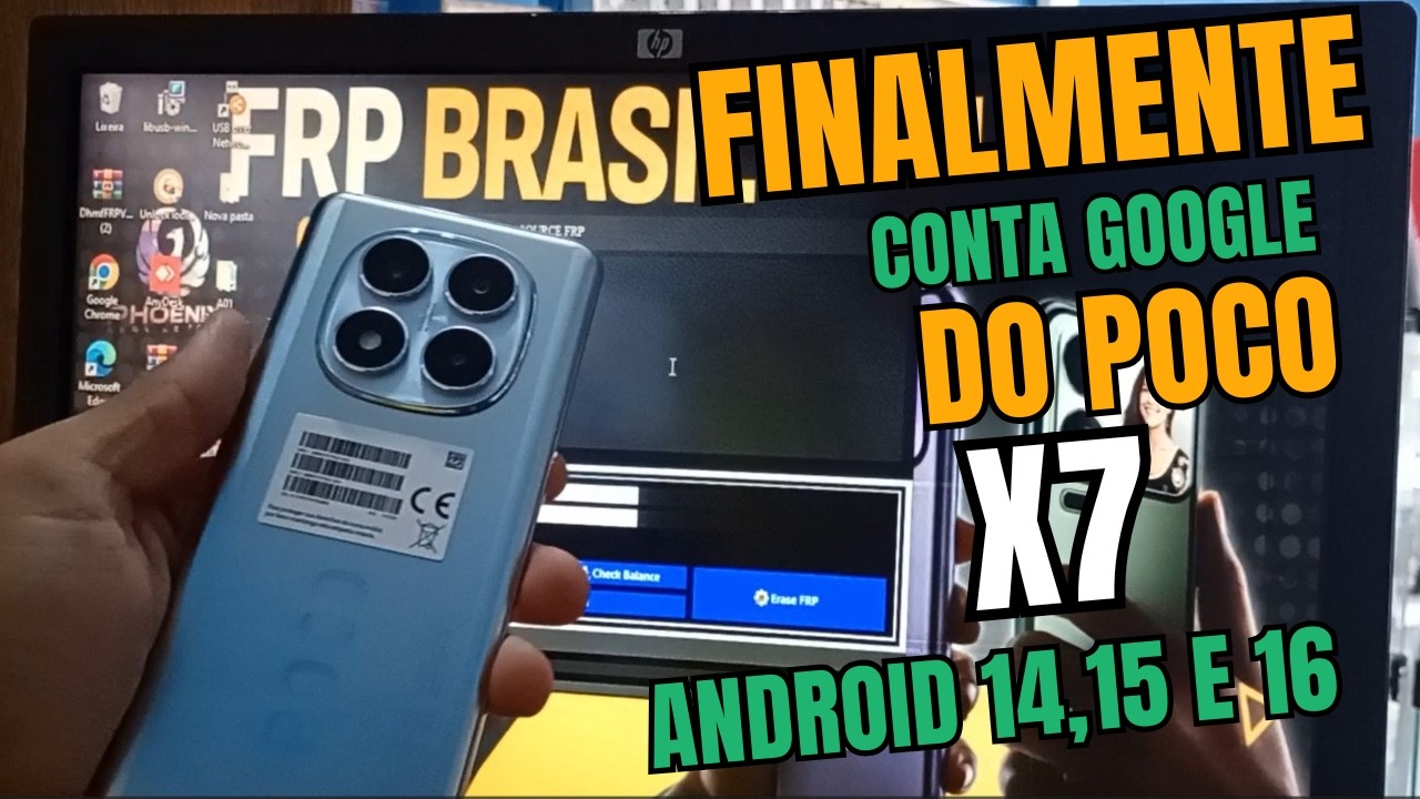 COMO REMOVER CONTA GOOGLE DO POCO X7 ANDROID 15 E 16 ATUALIZADO 2026