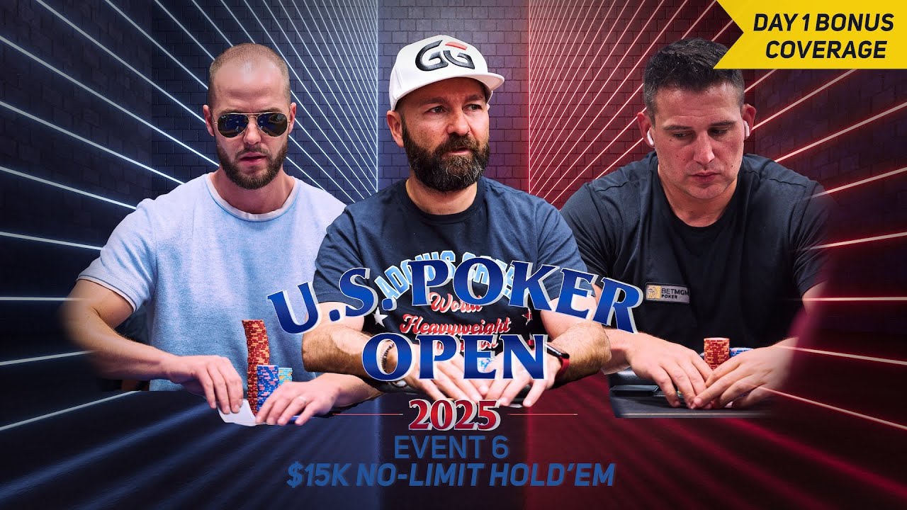 U.S. Poker Open 2025 | Event #6 $15K No-Limit Hold'em | Day 1 Bonus Coverage