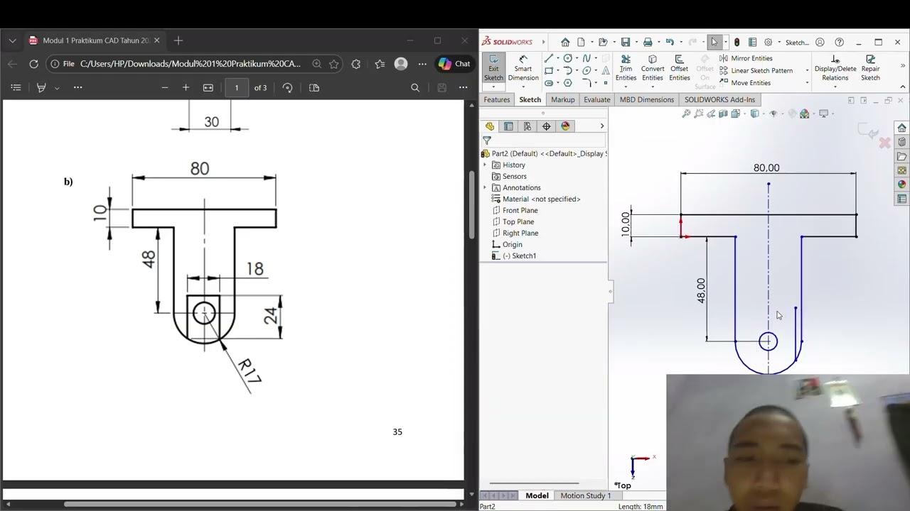 Tugas video CAD dan CAM modul 1