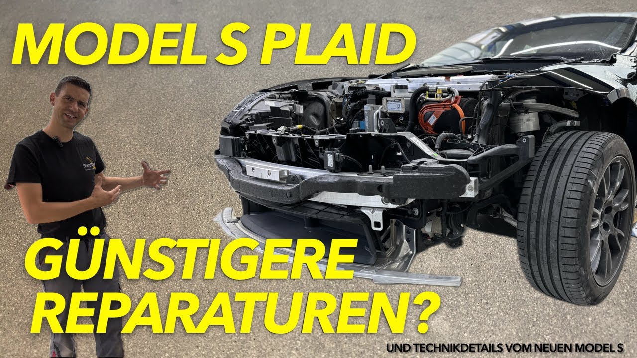 Tesla Model S Plaid- günstigere Reparaturen? Radar verbaut! Einblick in weitere Neuerungen!