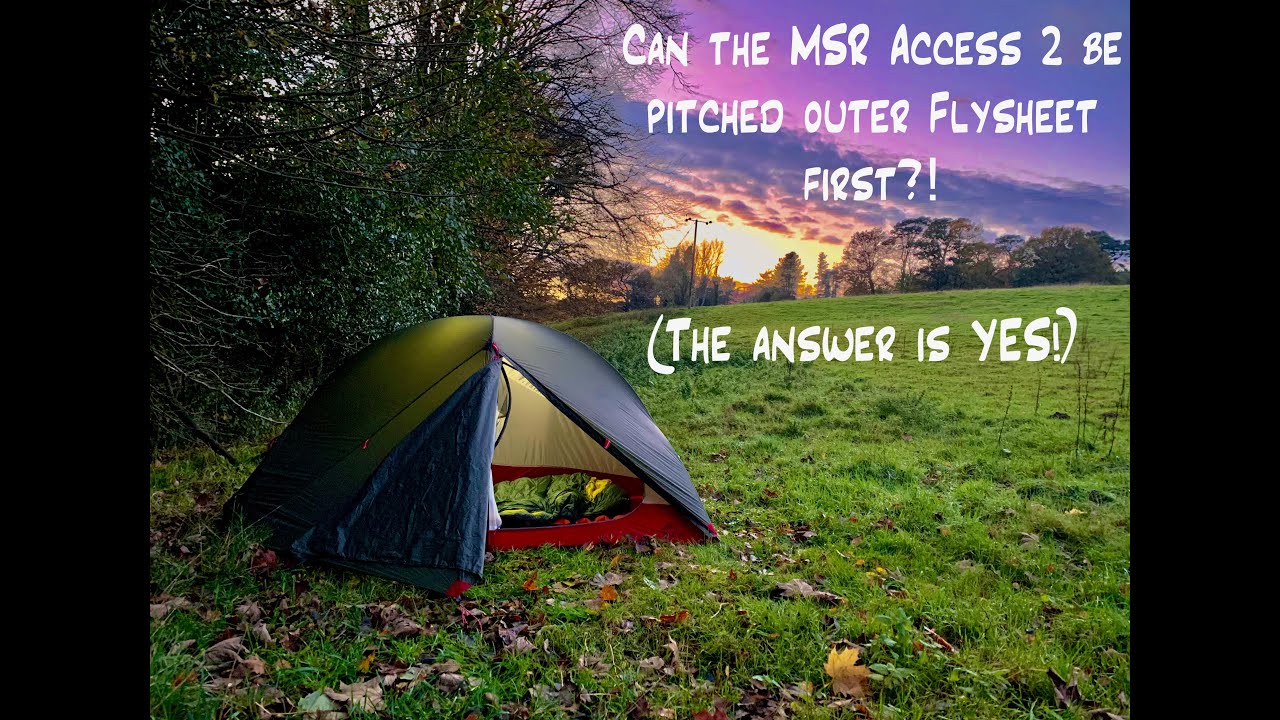 MSR ACCESS 2 Outer pitch footprint first hack. Simple and very easy!