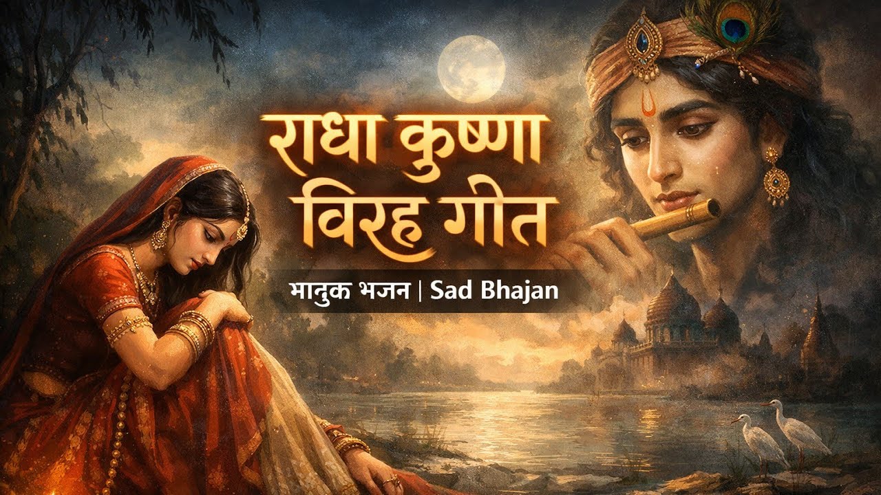 राधा कृष्ण का दर्द भरा भजन 😢 | विरह गीत | मन को छू लेने वाला भजन 🏵️