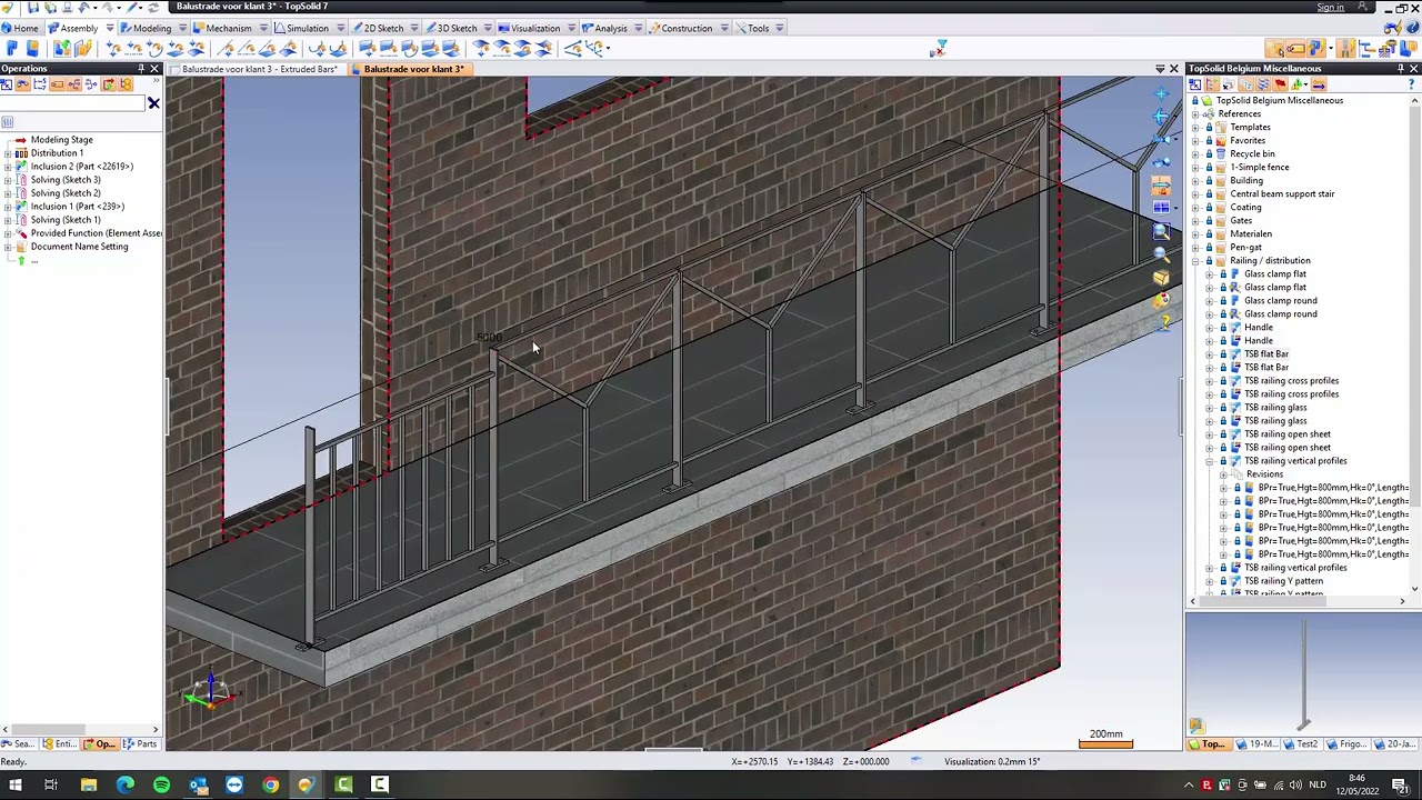 TopSolid'Steel Balustrade Distributie