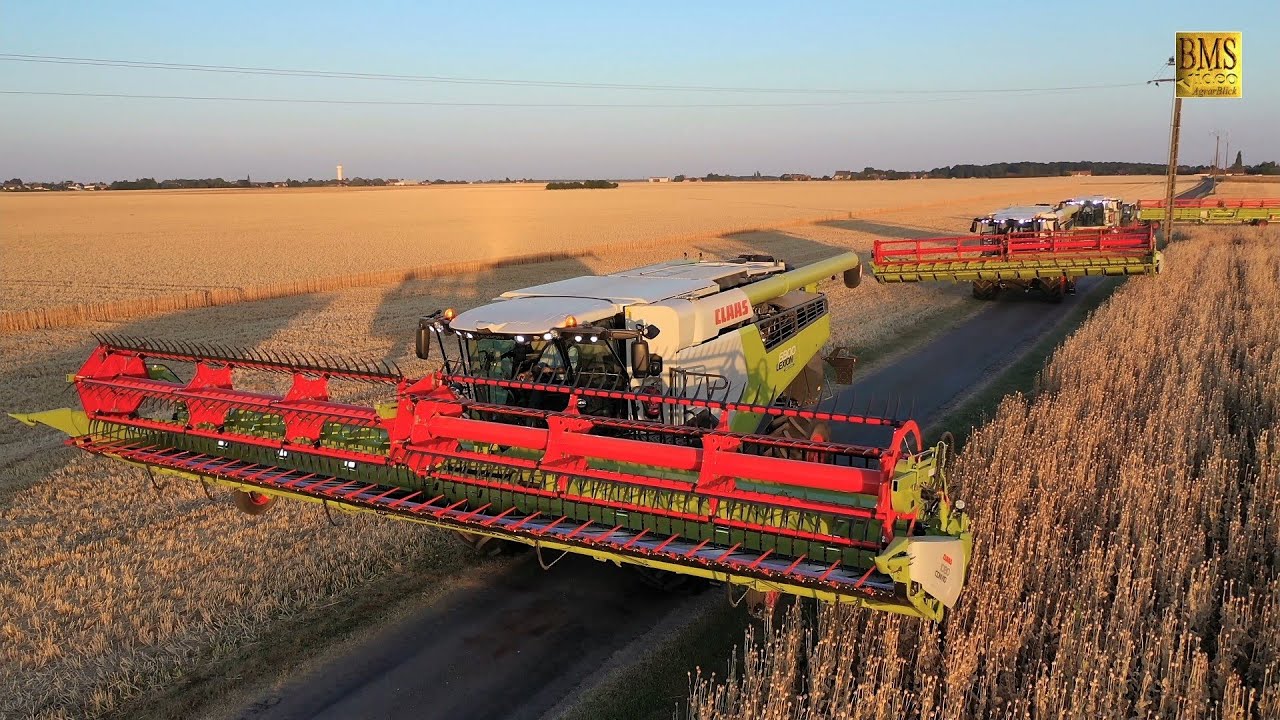 Neue Generation CLAAS LEXION Mähdrescher - Serie 8000-5000 Getreideernte new combine harvester