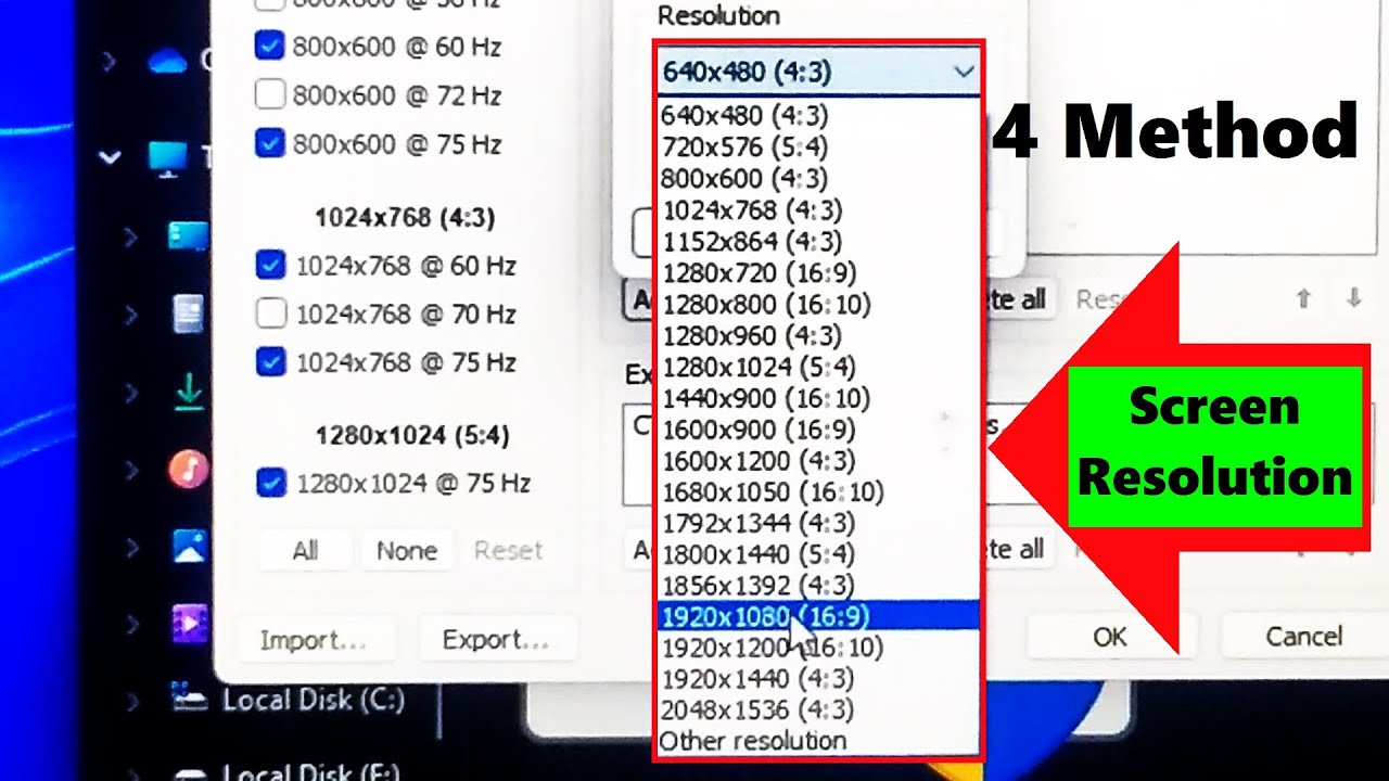 Как исправить проблему с разрешением экрана в Windows 10, 11 (4 метода)