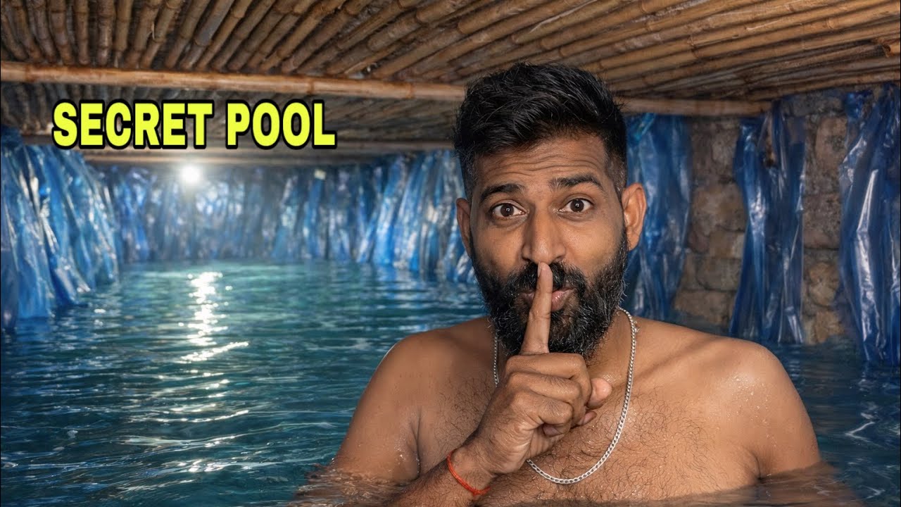 We Built a Secret Underground Swimming Pool… No One Knows 🤫 (किसी को नहीं पता)