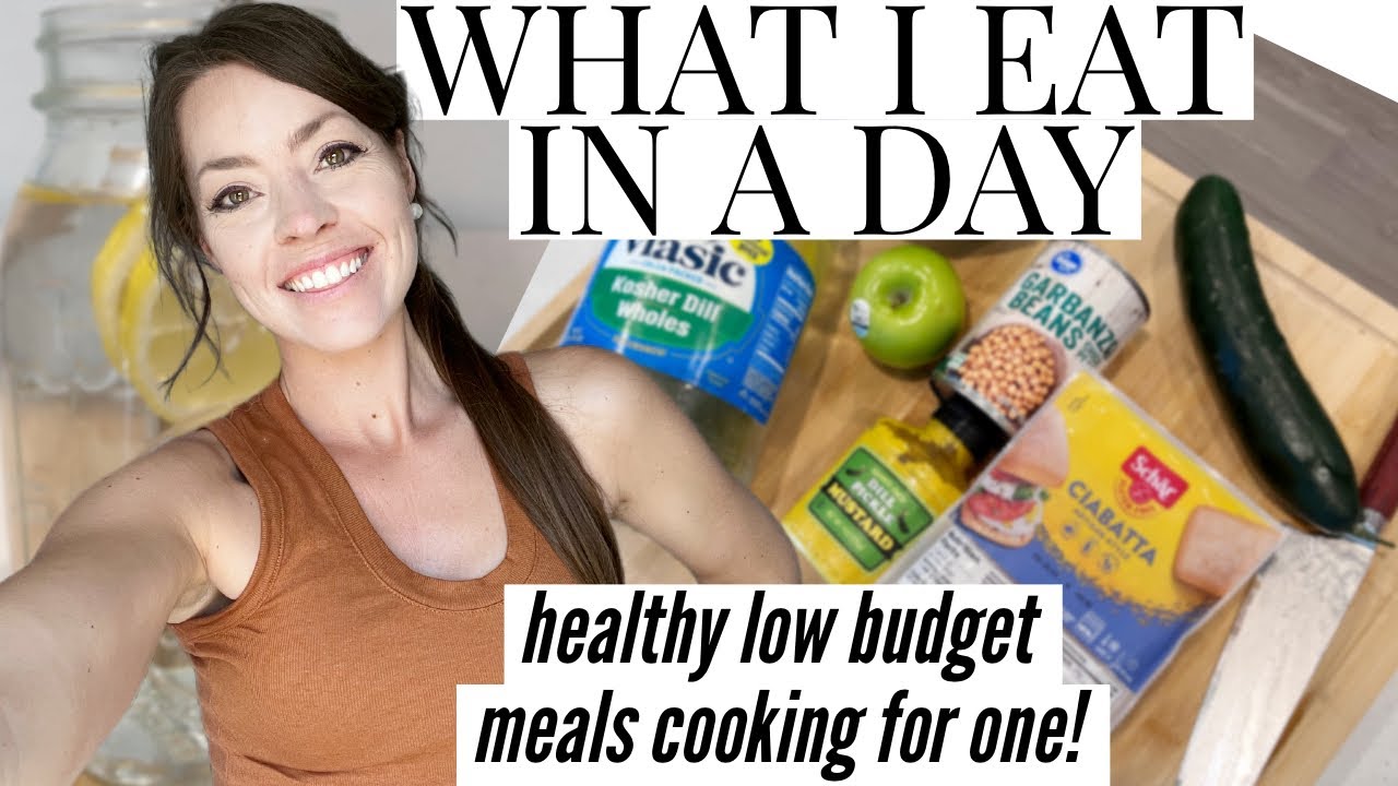 Healthy Low Budget Meals Cooking for ONE! What I Eat In a Day + Spend the Day with ME! ☀️