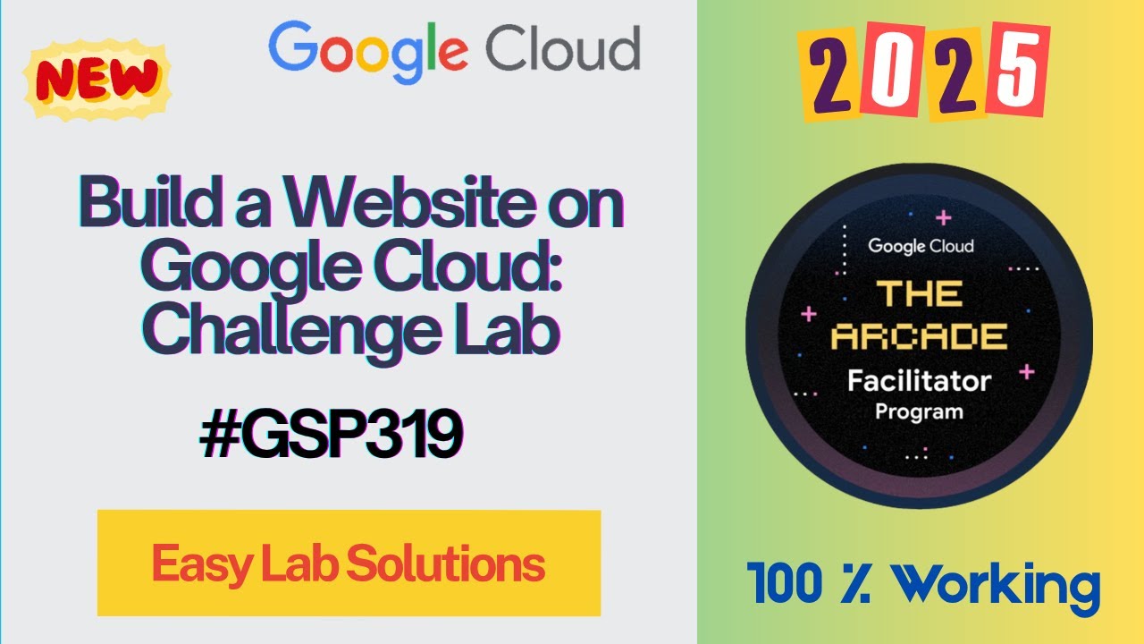 Build a Website on Google Cloud: Challenge Lab || GSP319 || #qwiklabs #arcade