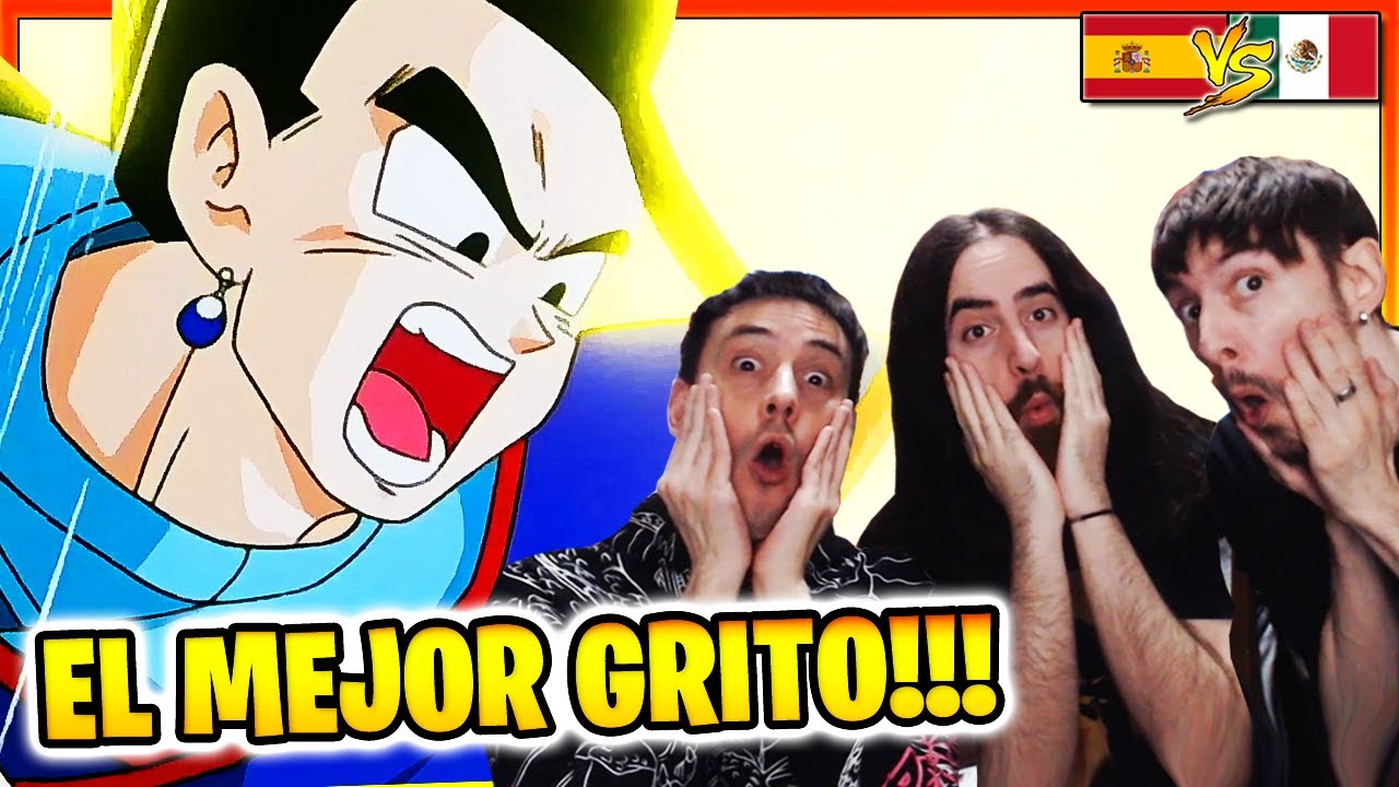 🔥Españoles REACCIONAN a DOBLAJE LATINO💥(GRITO de GOHAN SE TRANSFORMA)🔥 Hermanos Z  