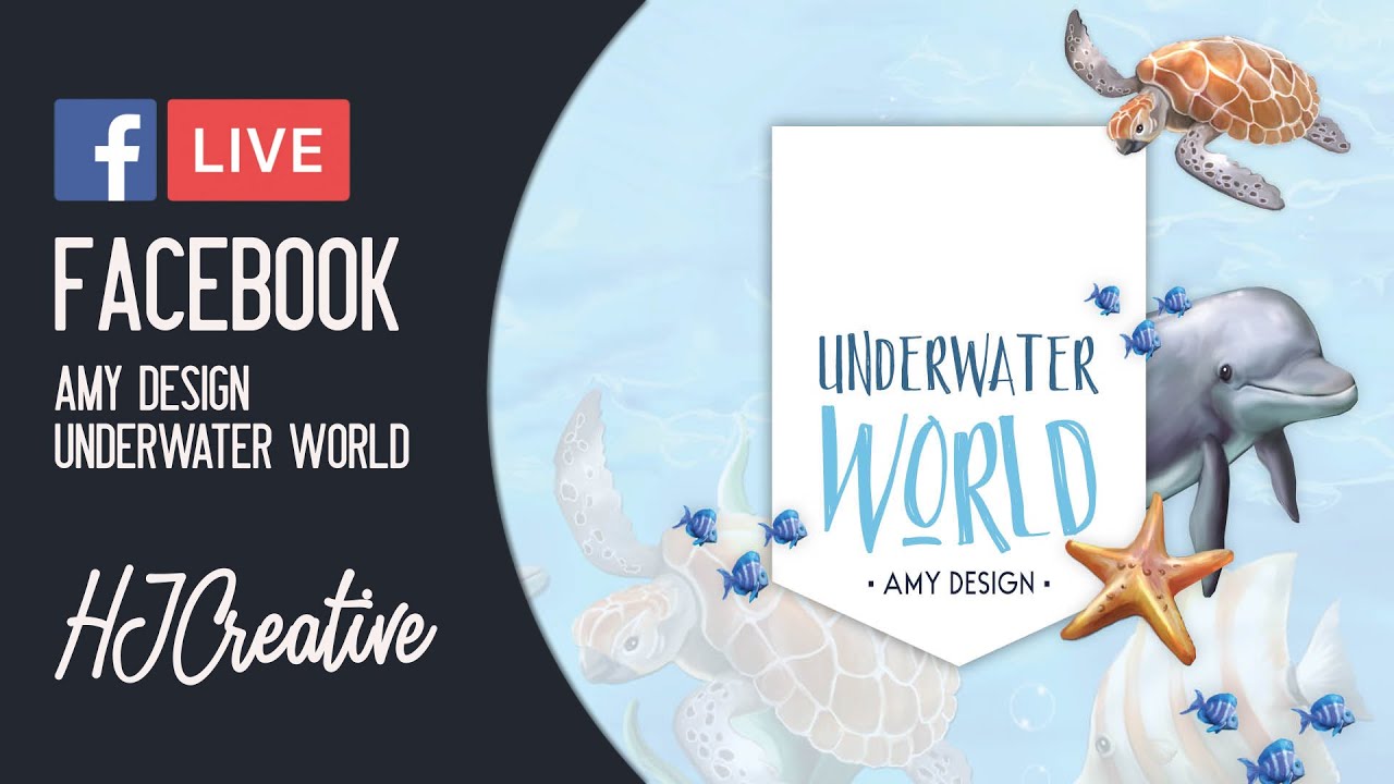 Facebook Live: Demo Amy Design - Underwater World 🦈