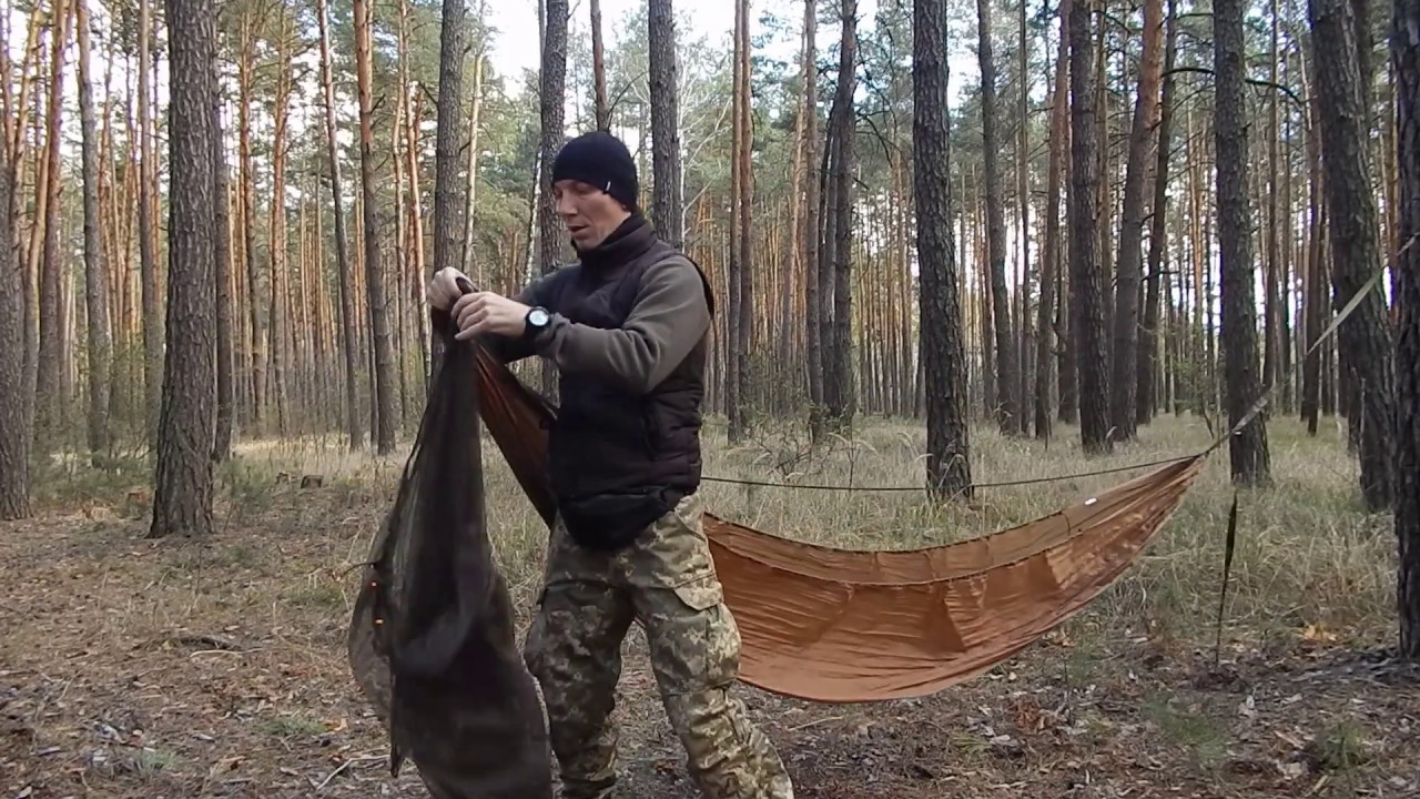 📣👉 Как установить москитную сетку на трекинговый гамак HAMMOCK VELOTURIST