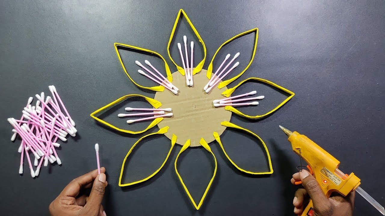 DIY Home Decor Idea - wall and door decoration idea #viral #craft #diy #art 