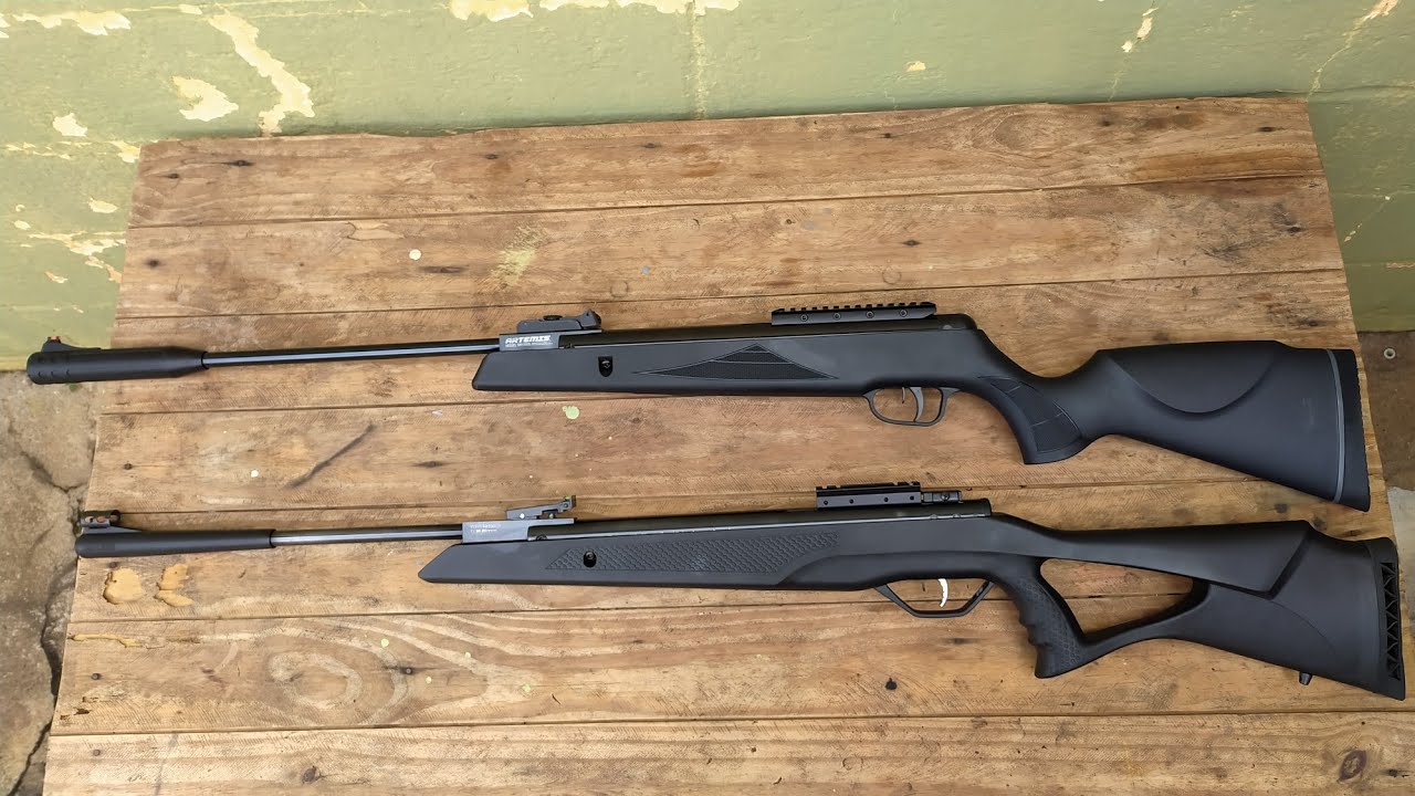 Black Hawk 5.5 70kg e Sag R1000 5.5 60kg vs sabão, primeiro 1 disparo de cada uma no cronografo