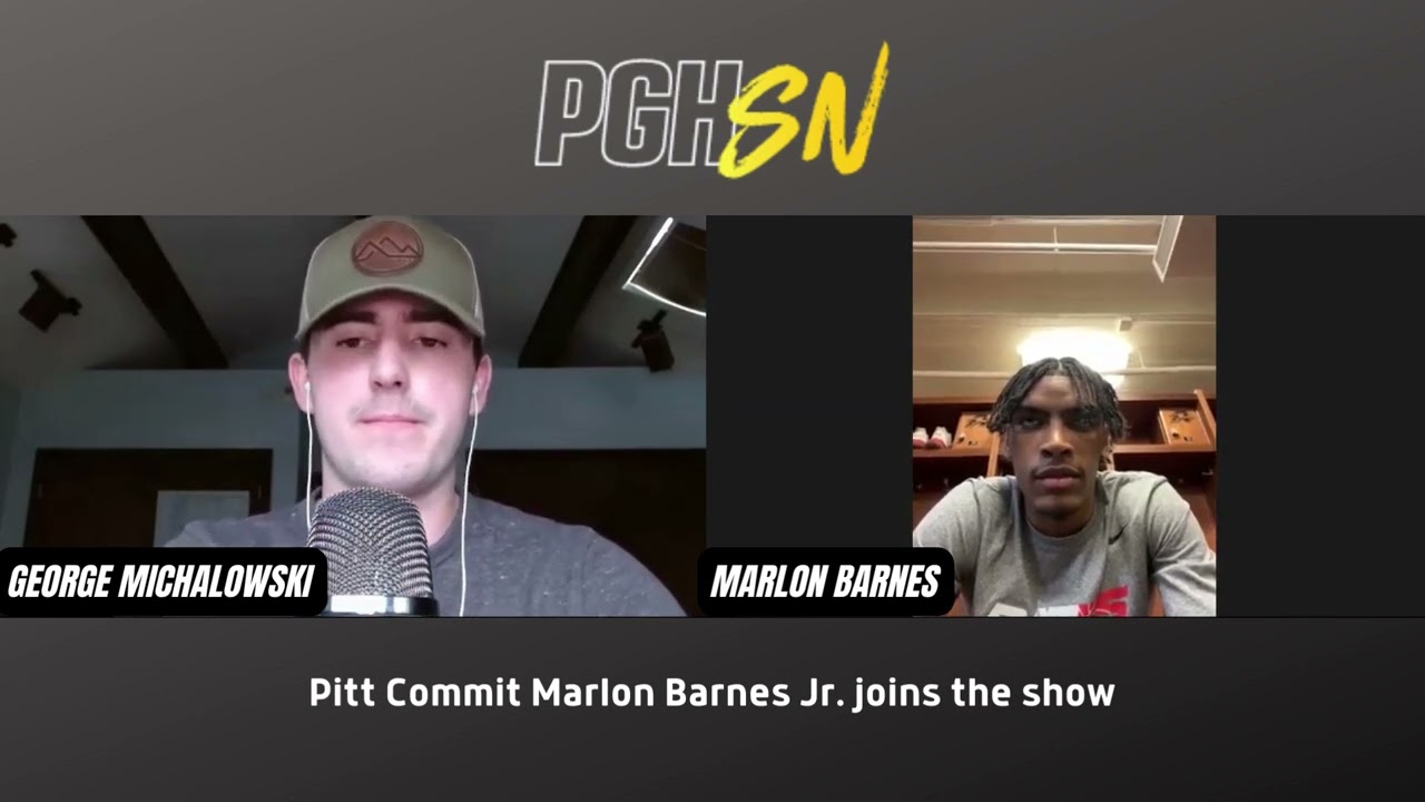 Pitt Basketball Commit Marlon Barnes Jr. Talks Game, Commitment with George Michalowski | PSN
