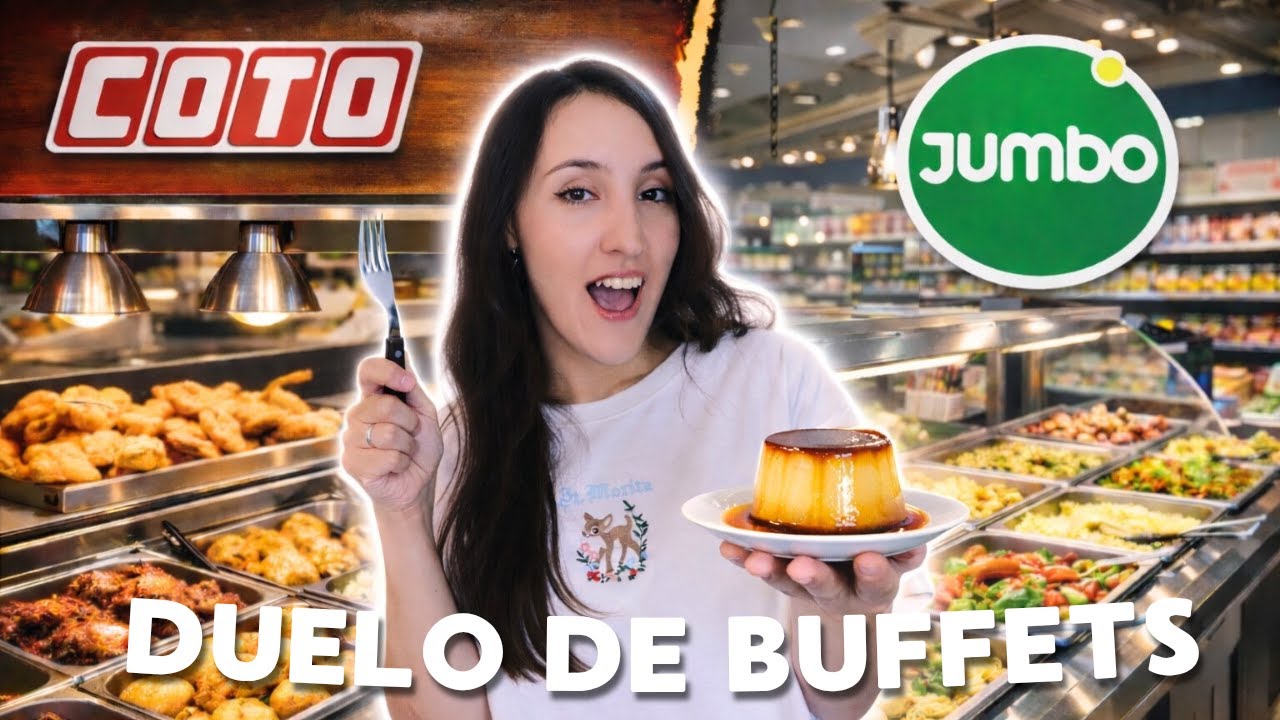BATALLA DE BUFFETS de SUPERMERCADO: COTO vs JUMBO 🍽️🔥