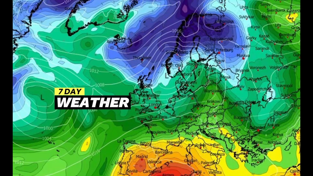 European Weather | GFS Model in 850 hPa April 25, 2026 l Europe Temperature