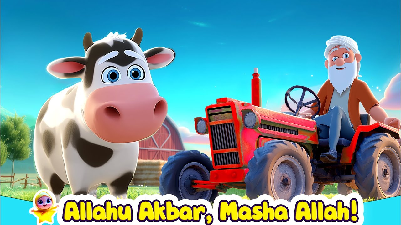 Old Muslim Farmer Had A Farm 🐄🐝🐪 | Islamic Nursery Rhymes & Kids Songs