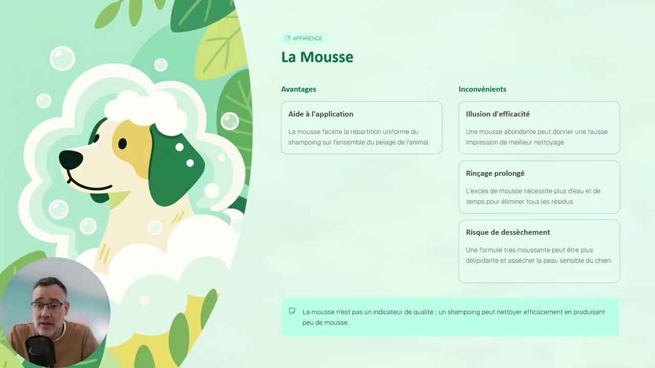 Formation gratuite en zoo-cosmetologie par Arom'terrapet : le shampoing
