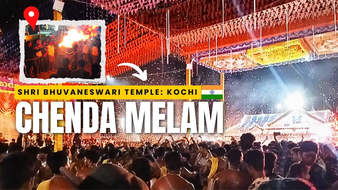 Chenda Melam Performance🔥 | Powerful Indian Drum Music | Kerala Temple Festival