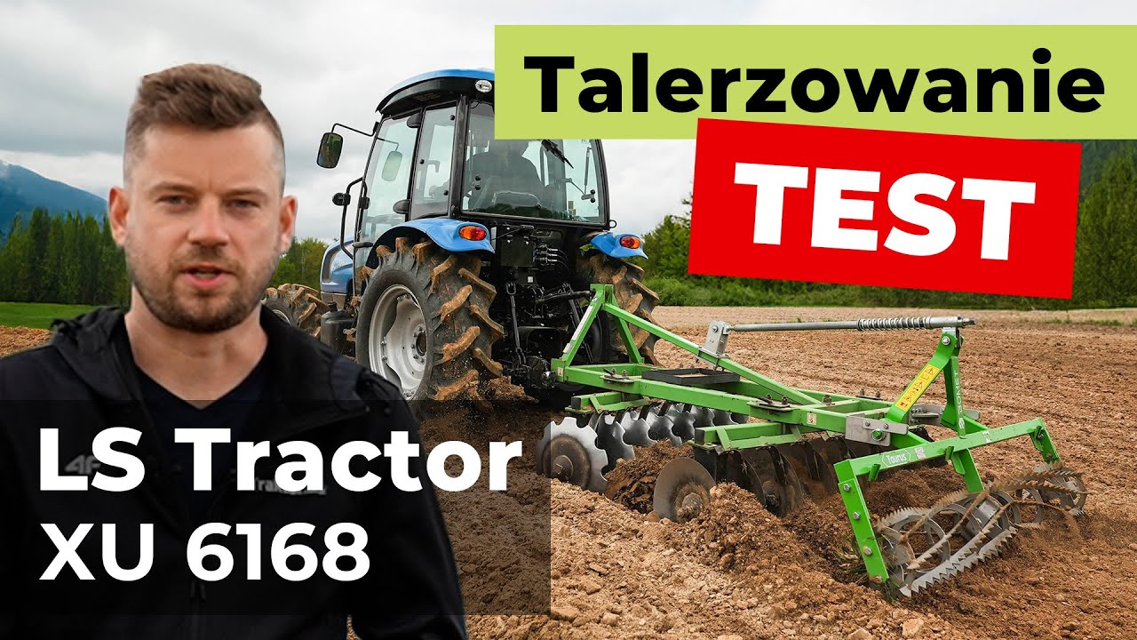 Talerzowanie LS Tractor XU 6168 + brona talerzowa Bomet @Bomet Wegrow  :: Traktor.com.pl