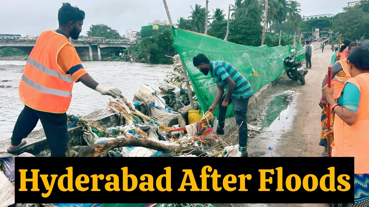 After Musi River Floods | Massive Cleanup Across Hyderabad