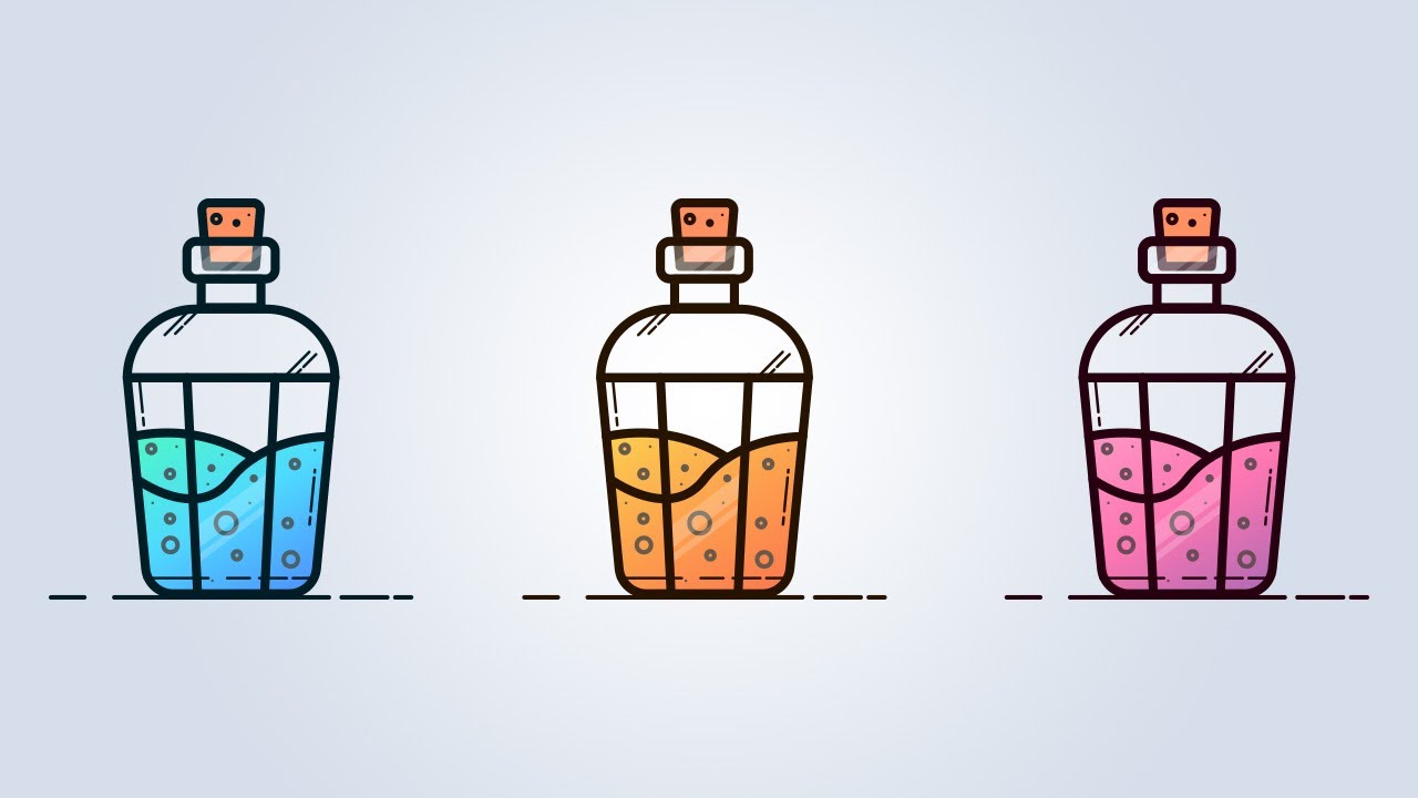 Design a Flask Icon in Minutes in Adobe Illustrator