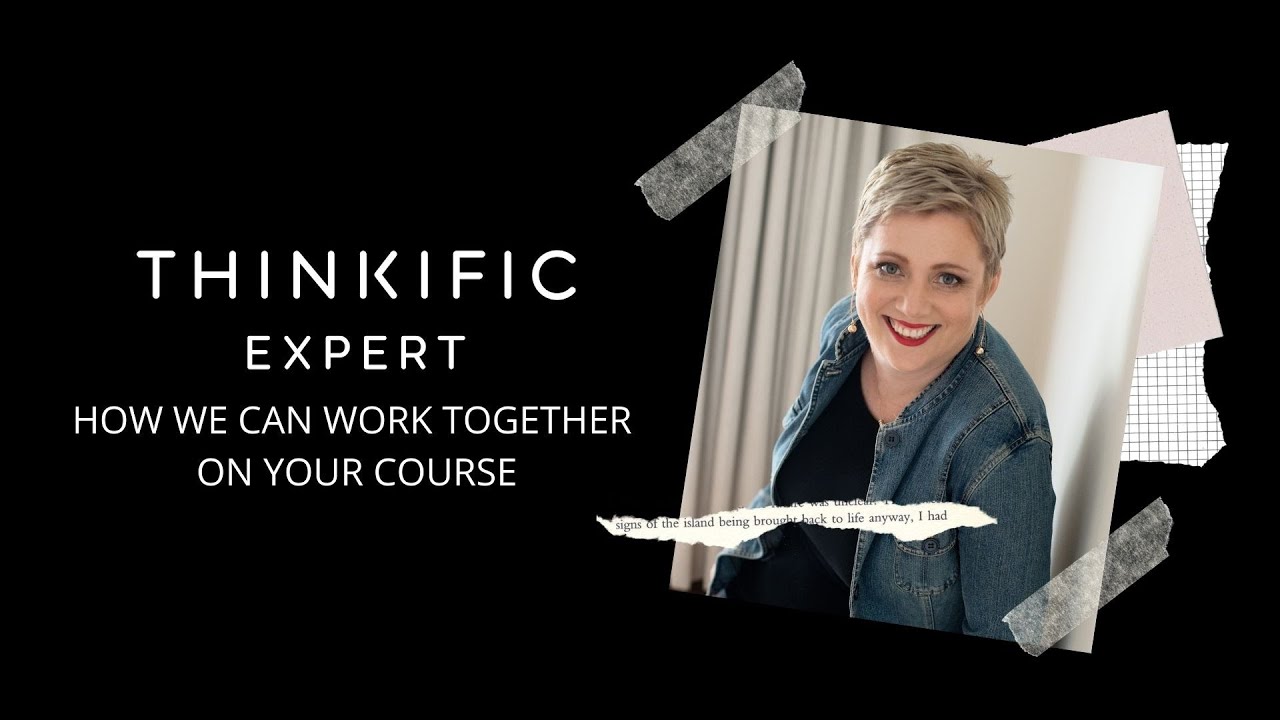 Course Creators how I work with you as Thinkific Approved Expert