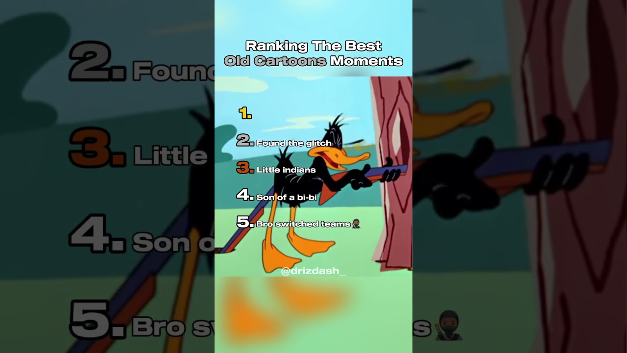 Ranking The Best Old Cartoons Moments.