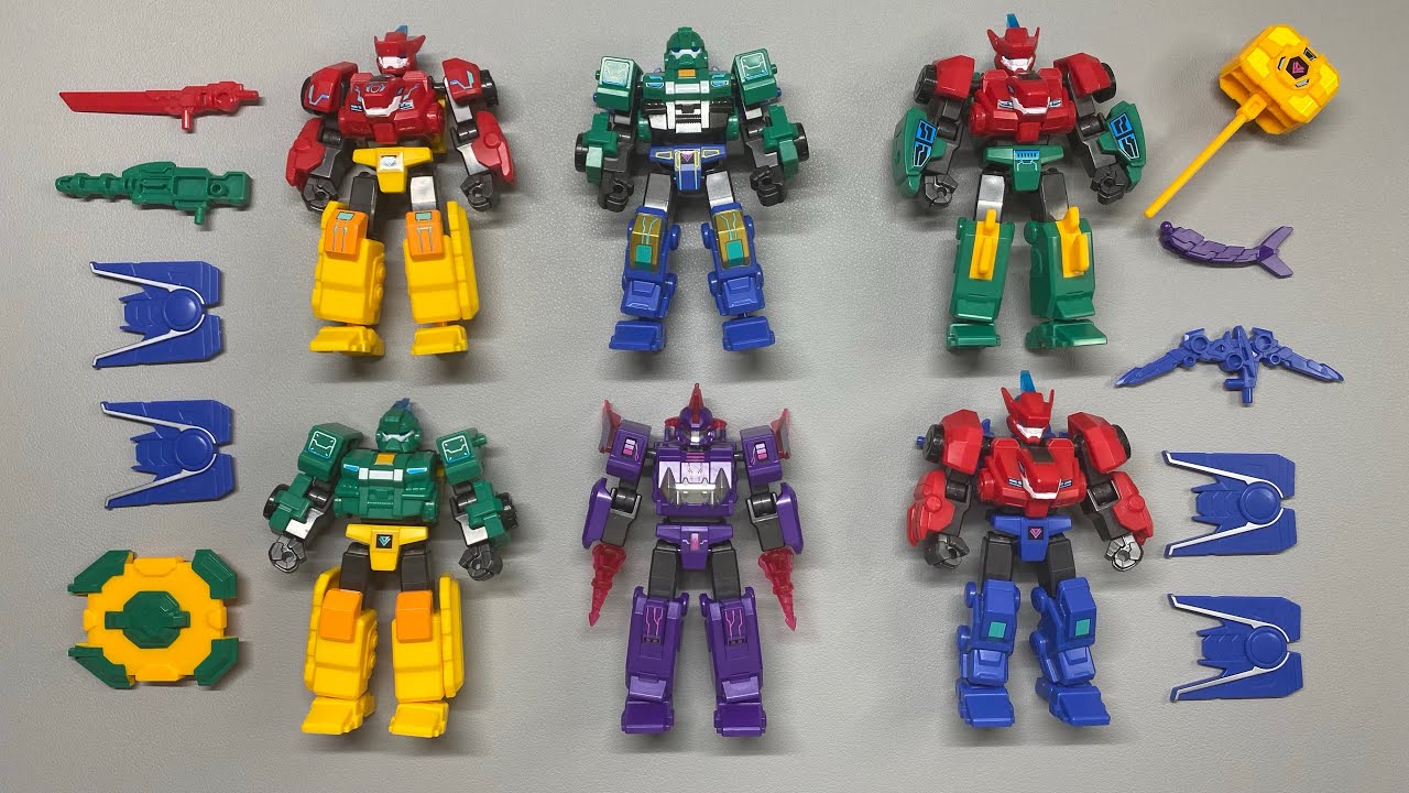 [Speed Build] QUANTUM HEROES DINOSTER ROBOT FIGURE | 量子战队 | 다이노스터 공룡수호대