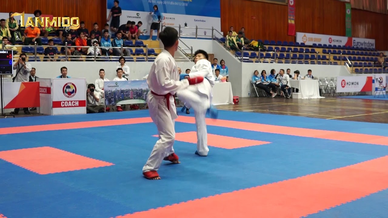CHUNG KẾT KUMITE ĐỒNG ĐỘI 1 AKA. CÔNG AN - AO. TP. HCM - ĐẠI HỘI TDTT TOÀN QUỐC 2018