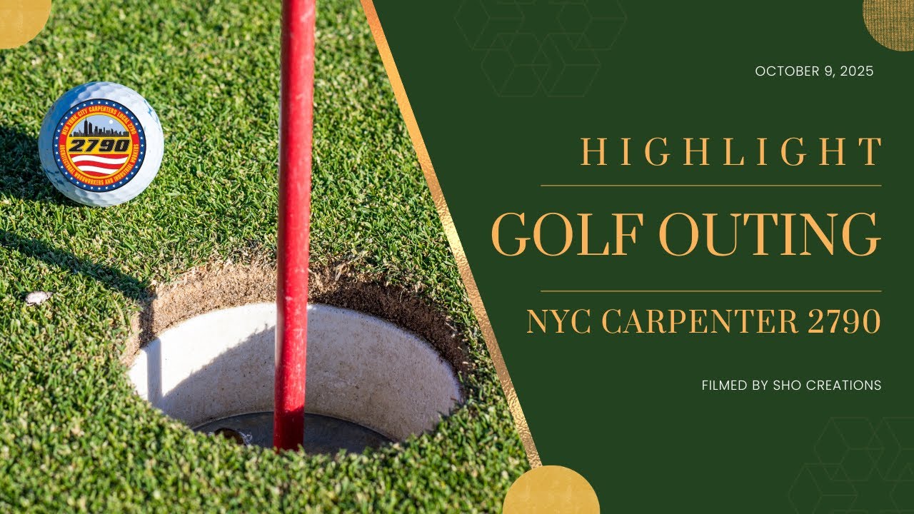 NYC Carpenters 2790 | The Only Way To Host A Golf Outing | Filmed by Sho Creations